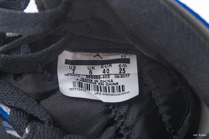 1 High Game 555088-403 Royal OG Retro Air Jordan 0115